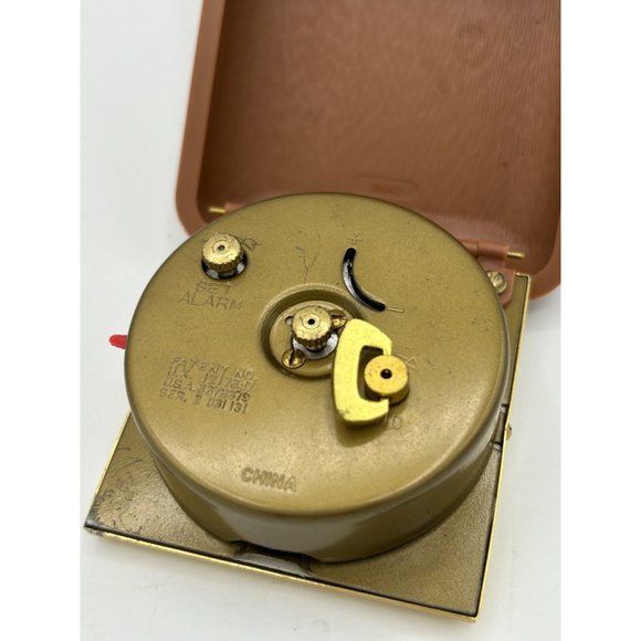Vintage Westcox Travel Clock Travel Alarm Clock Plastic Case Tested - Picture 9 of 16